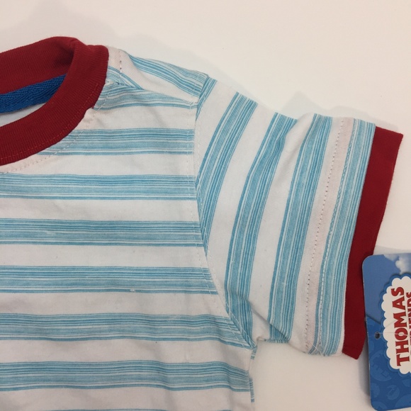 Thomas Tank Engine Striped SL Tee Shirt 18M NWT‎ - Picture 5 of 7